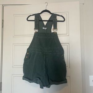 Princess Polly Corduroy Green Overalls